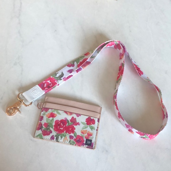 Anthropologie Handbags - Floral Thread Wallet Lanyard Set